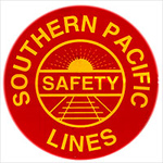  2.5" Southern Pacific Lines - Safety Railroad