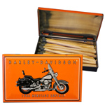  Harley-Davidson tin box of wood Matches Harley Davidson
