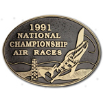  1991 Solid Brass Buckle 030 of 600 Reno Air Race