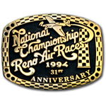  1994 Solid Brass Buckle 030 of 700 Reno Air Race