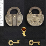  B &O - 1969 Lock PA. / Key Adlake 26565 Lock and Key