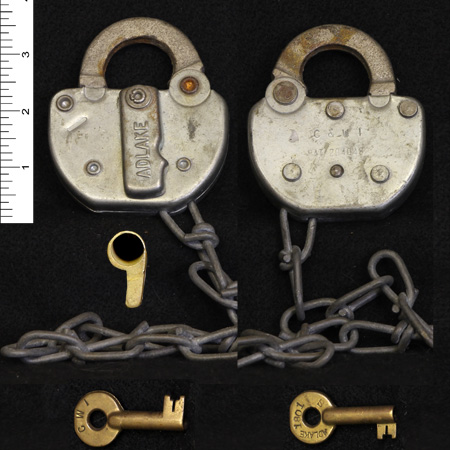C $ WI - Lock / Key Adlake 1801 S
