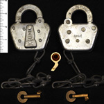  DM and E - Dakota Minnesota and Eastern RR - Lock / Key (Remake) Lock and Key