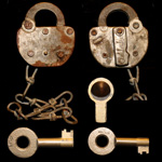 IHB - Indiana Harbor Belt - Lock / Key Lock and Key