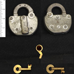  N and W - Norfolk and Western - Lock / Key Remake Lock and Key