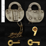  N and W - Norfolk and Western - Lock / Key Remake Lock and Key