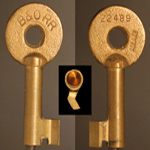  Balitmoe and Ohio Railroad Adlake 22489 Switch Key