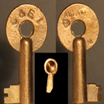  Chicago & Eastern Indiana - Adlake M and symbol Switch Key