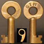  Grand Trunk Western - G.T.W.- Adlake Switch Key