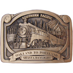  SP #4449 - Solid Brass Buckle Railroad