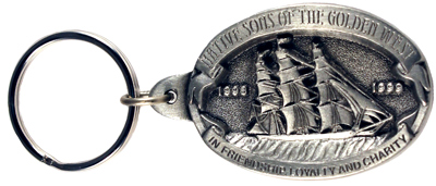 Native Sons of the Golden West Key Ring