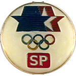  1984 LA Olympic Southern Pacific RR Hat Pin