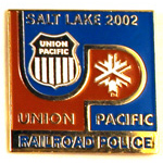  2002 SLC Olympics UP Police RR Hat Pin