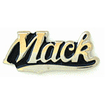  Mack script Auto Hat Pin