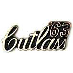  1963 Cutlass script year pin Auto Hat Pin