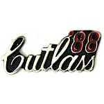  1988 Cutlass script year pin Auto Hat Pin
