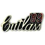  1989 Cutlass script year pin Auto Hat Pin