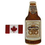  Canadian Flag & Beer Pins Misc Hat Pin