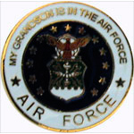  My Granddaughter is in the Air Force Mil Hat Pin