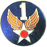  1st Air Force Mil Hat Pin