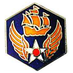  6th Air Force Mil Hat Pin