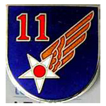  11th Air Force small Mil Hat Pin