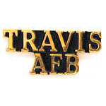  Travis AFB Mil Hat Pin