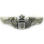  Senior Pilot wings Mil Hat Pin