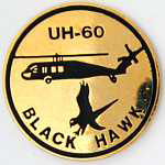  UH-60 Blackhawk insignia Mil Hat Pin