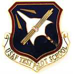  USAF Test Pilot School insignia Mil Hat Pin