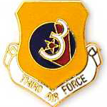  3rd Air Force Mil Hat Pin
