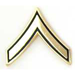 Army Private E-2 Mil Hat Pin