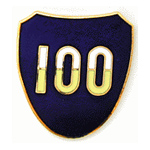  100th Division Mil Hat Pin