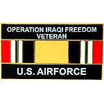  Operation Iraqi Freedom US Air Force Mil Hat Pin