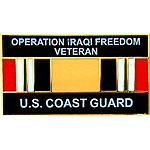  Iraqi Freedom US Coast Guard Mil Hat Pin