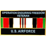  Enduring Freedom US Air Force Mil Hat Pin
