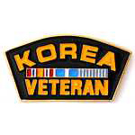  Korea Veteran Mil Hat Pin