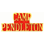  Camp Pendleton script Mil Hat Pin