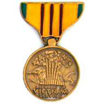  Vietnam Service Miniature Military Medal Mil Hat Pin