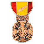  Gallantry Cross Miniature Military Medal Mil Hat Pin