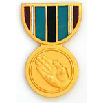  Humanitarian Service Miniature Military Medal Mil Hat Pin