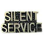  Silent Service Script Mil Hat Pin