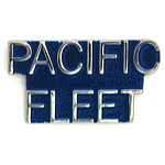  Pacific Fleet Script Mil Hat Pin