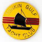  Tonkin Gulf Yacht Club Mil Hat Pin
