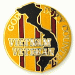  Vietnam Vet God's Duty Mil Hat Pin