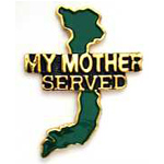  My Mother Served Mil Hat Pin
