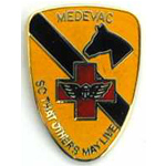 1st Cav. Medivac Mil Hat Pin