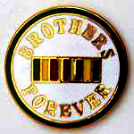  Brothers Forever Mil Hat Pin