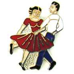  Square Dance Dancers Misc Hat Pin