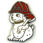  Fire Dog with Ax Misc Hat Pin